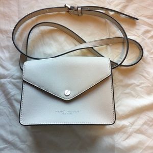 Marc Jacobs New York small purse gray/off white